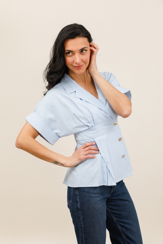 Tops Femme Bleu ciel Unigirl GM8379 Efashion Paris