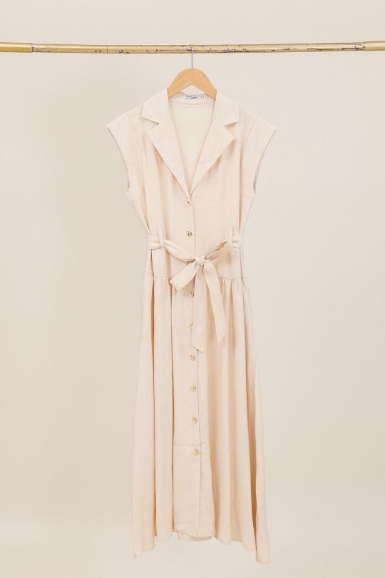 Abiti al polpaccio Donna Beige Unigirl 88012 Efashion Paris