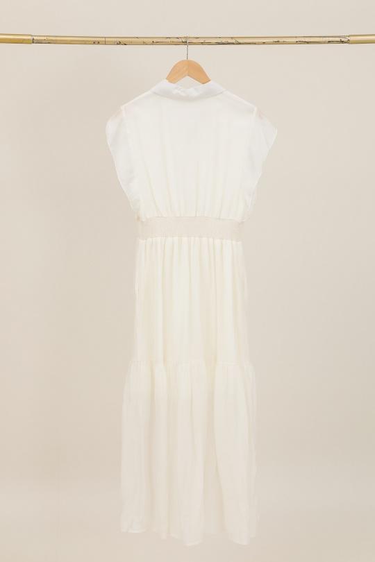 Abiti al polpaccio Donna Cream Unigirl GZ-3063 Efashion Paris