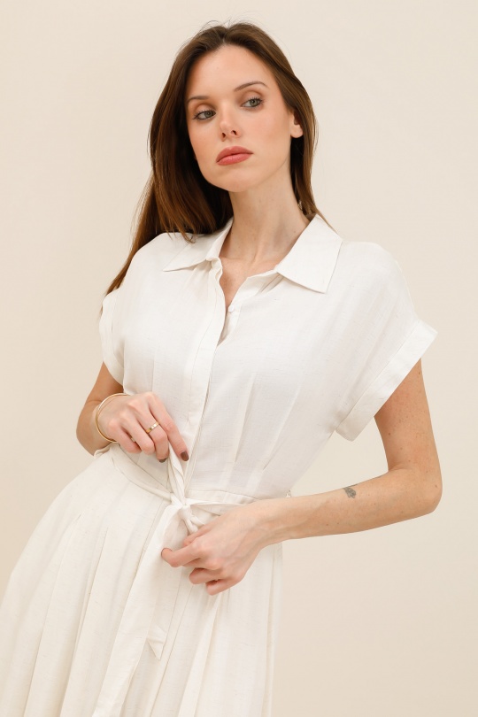 Robes longues Femme Ecru Unigirl GM8165-18 Efashion Paris