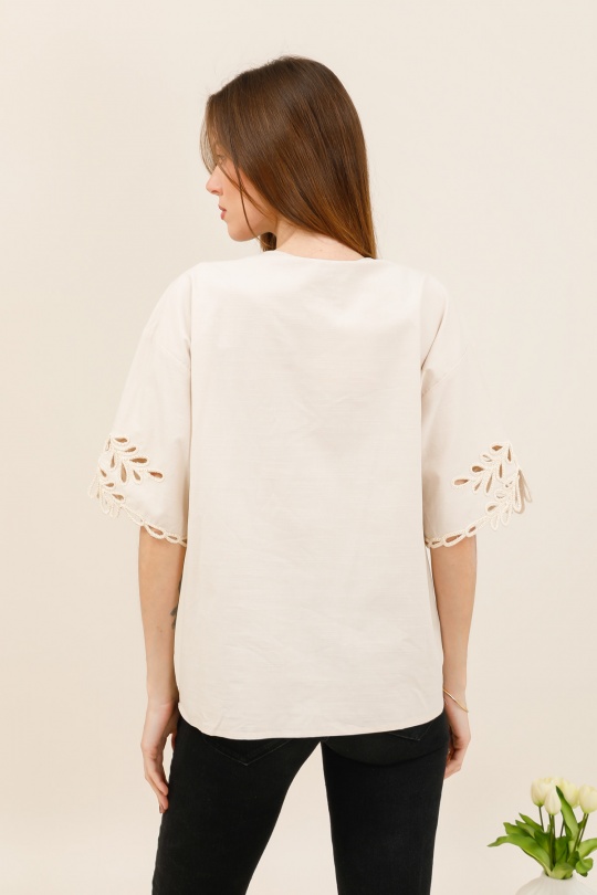 Blouses Femme Ecru Unigirl GM8380 Efashion Paris