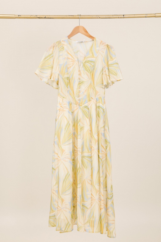 Robes longues Femme Bleu Unigirl GM8382-2 Efashion Paris