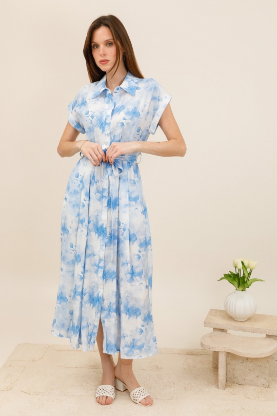 Robes longues Femme Bleu ciel Unigirl GM8165-16 Efashion Paris