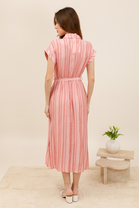 Robes longues Femme Rose Unigirl GM8165-13 Efashion Paris