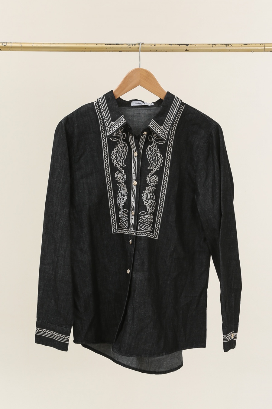 Chemises Femme Bleu jean Unigirl GZ3042 #c Efashion Paris