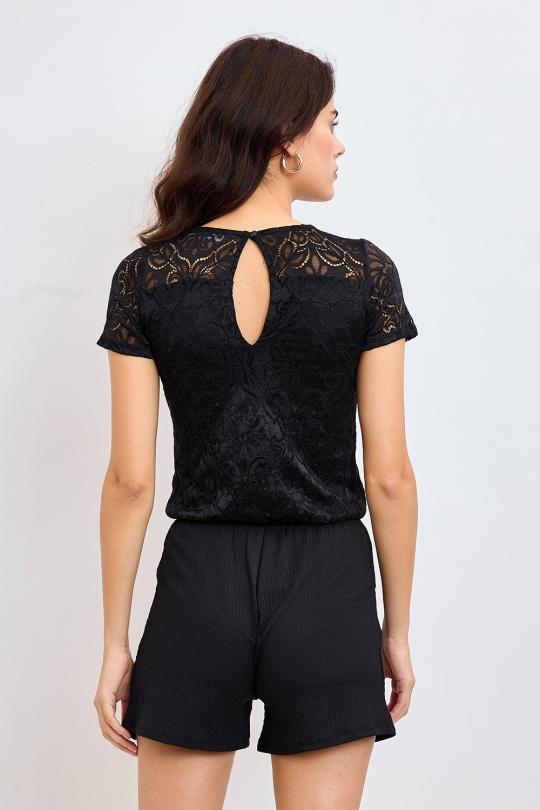 Monos Mujer Black REVD'ELLE 9287-SHOMIO Efashion Paris