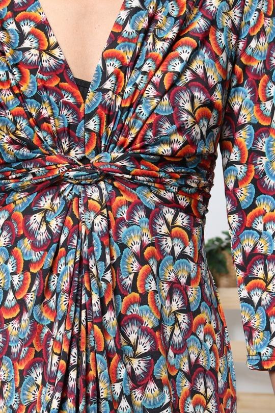 Robes longues Femme Rouge REVD'ELLE 10496-MOUNA  Efashion Paris