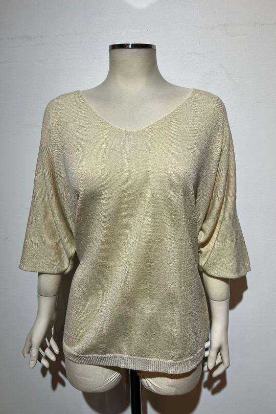 Jumpers Women Nude REVD'ELLE 10575-24222 Efashion Paris
