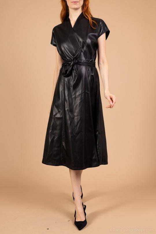 Vestidos a media pierna Mujer Black REVD'ELLE SIMA-R2 Efashion Paris