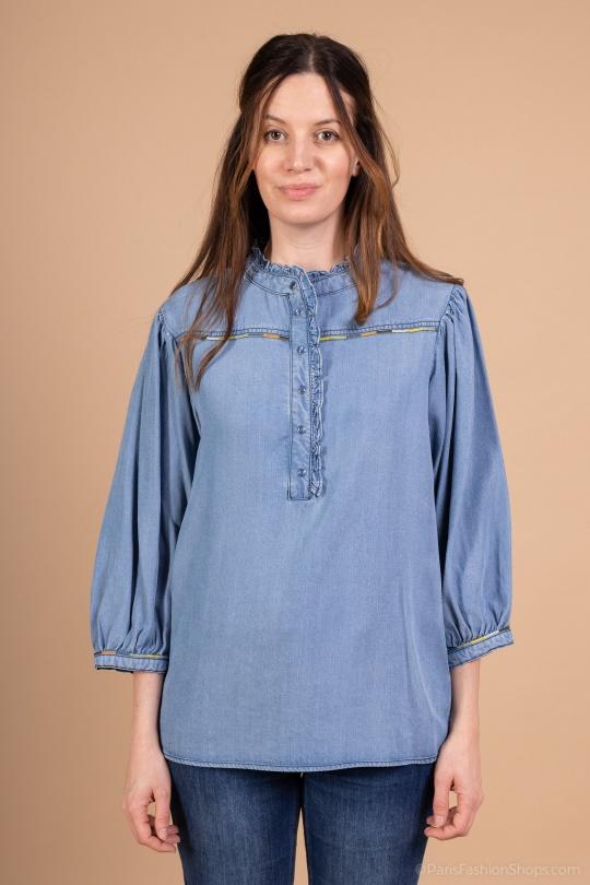 Blouses Femme Bleu REVD'ELLE CENC079-BLOUSE Efashion Paris