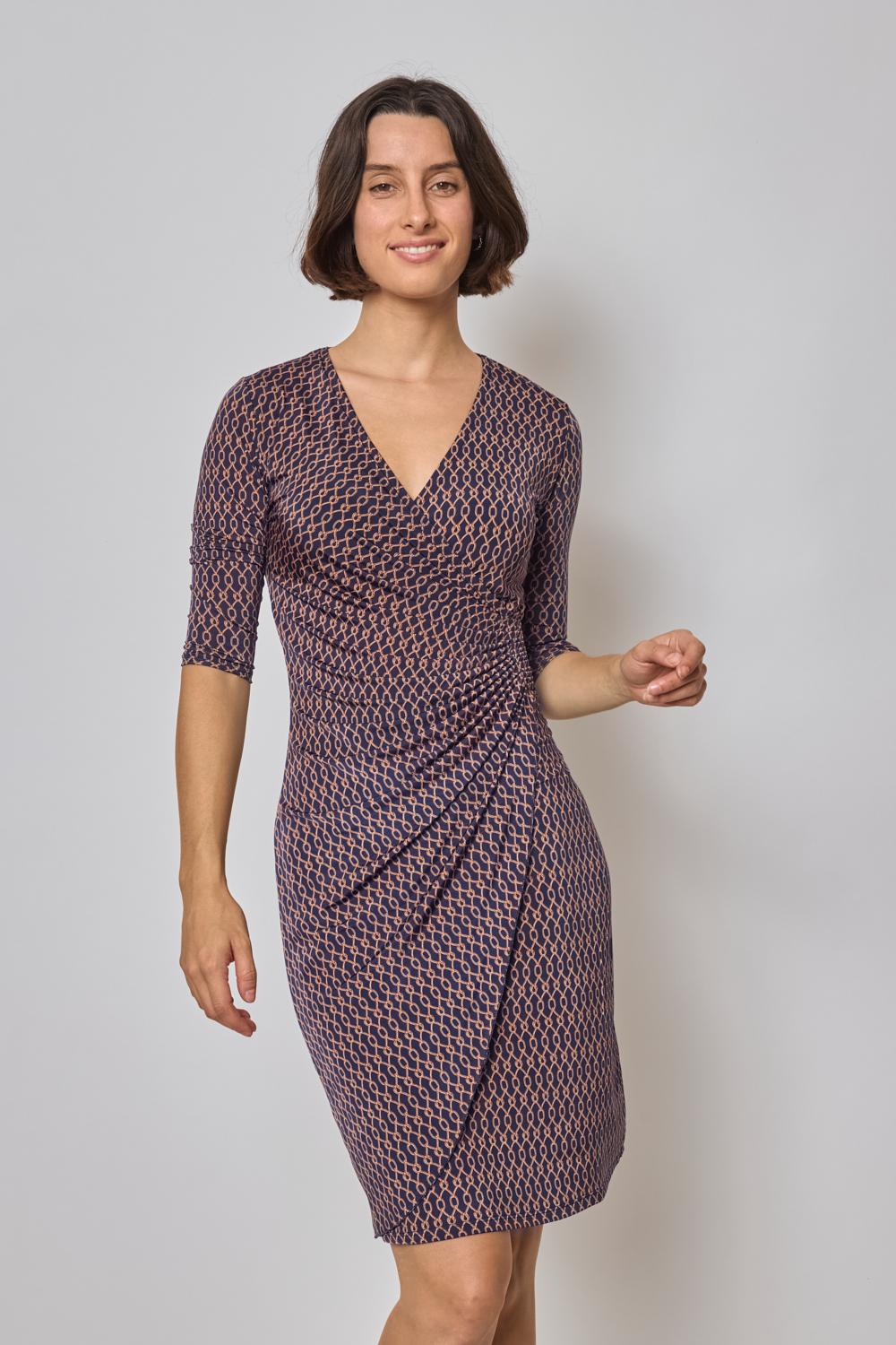 Short dresses Women Purple REVD'ELLE 9775-MYRIAM #c Efashion Paris