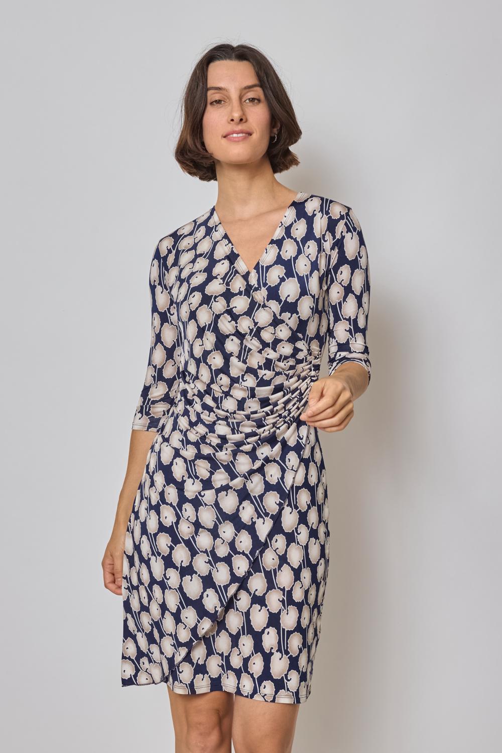 Robes courtes Femme Marine REVD'ELLE 9777-MYRIAM #c Efashion Paris