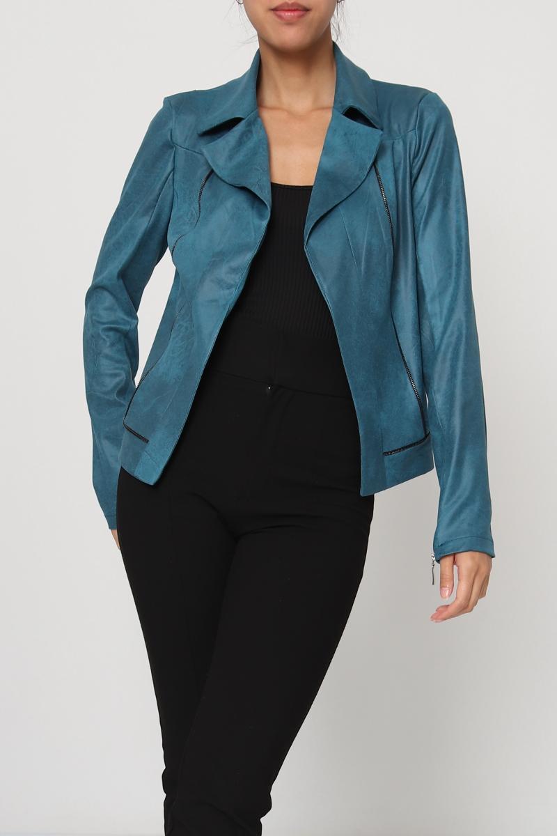 Jackets Women Blue REVD'ELLE 10092-MELINDA #c Efashion Paris