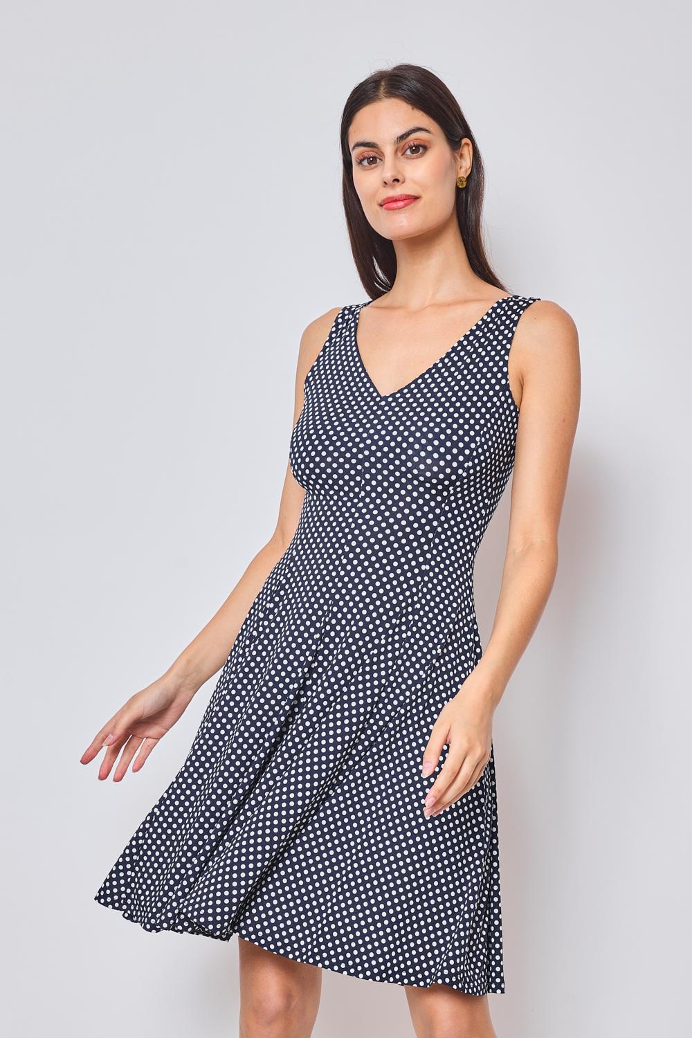 Short dresses Women Marine blue REVD'ELLE 9698-SIBEL #c Efashion Paris