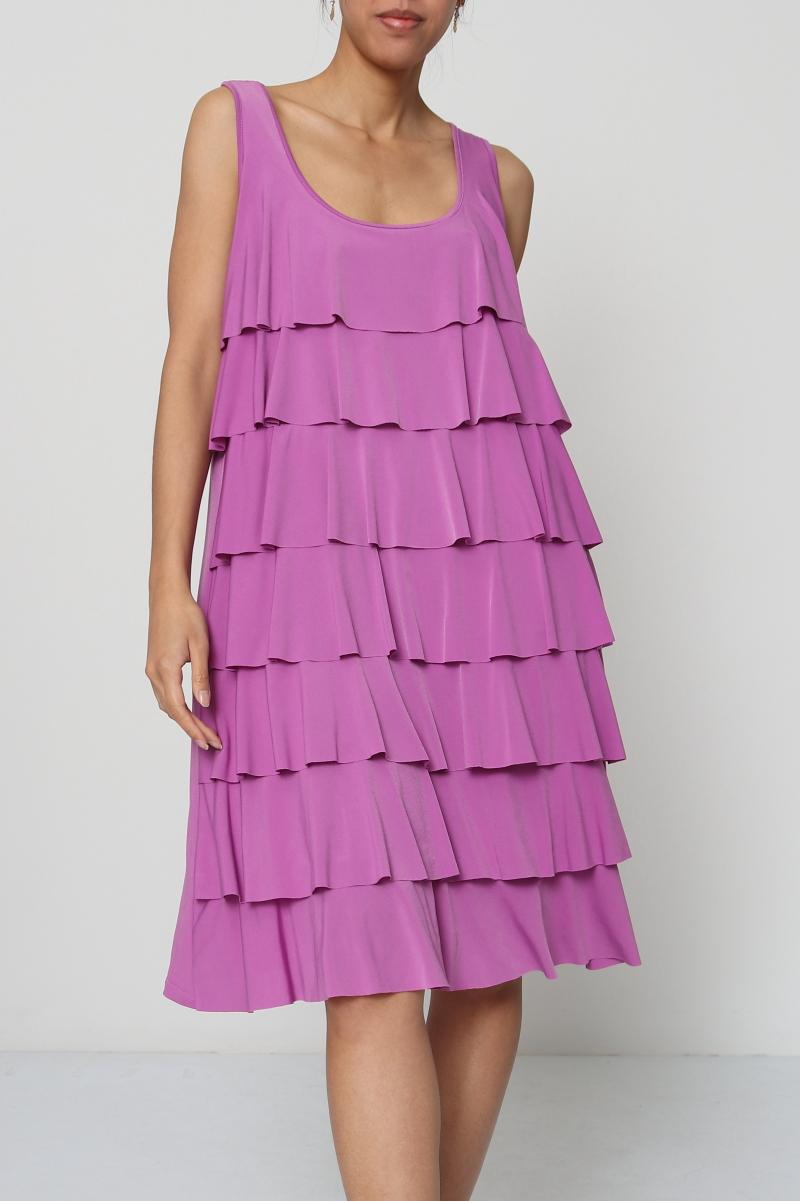 Vestidos cortos Mujer Purple REVD'ELLE 10331-BASH #c Efashion Paris