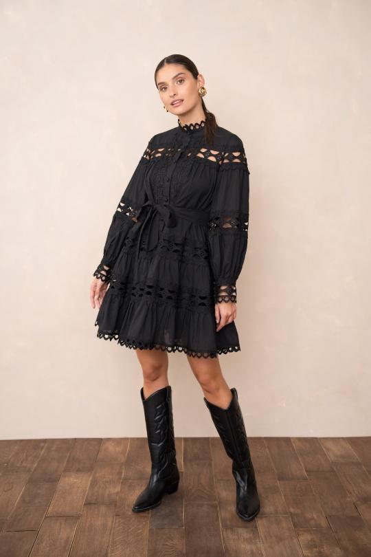 Robes courtes Femme Bleu ciel Choklate 81033 Efashion Paris