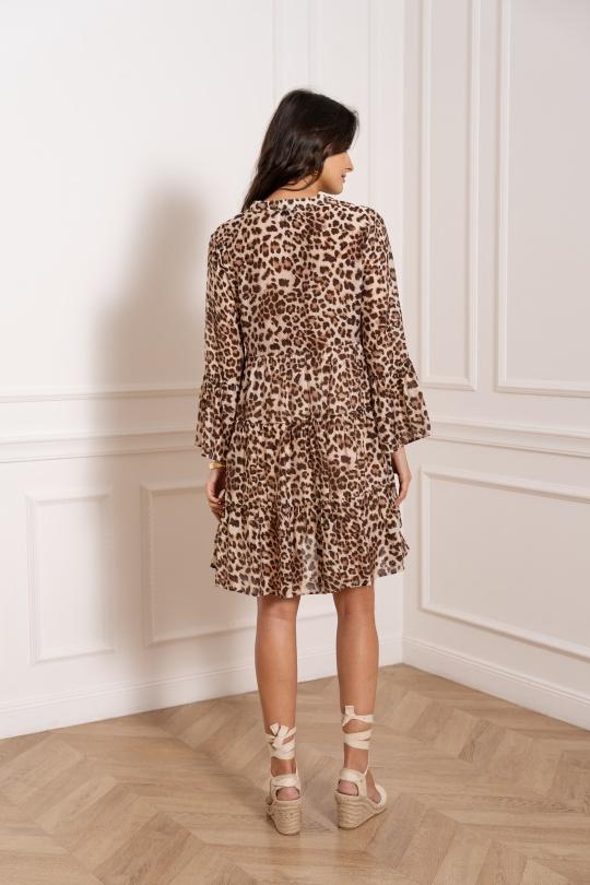 Robes courtes Femme Bleu indigo Choklate CK08110-2 Efashion Paris