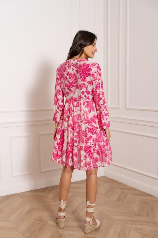 Robes courtes Femme Bleu indigo Choklate CK08110-2 Efashion Paris