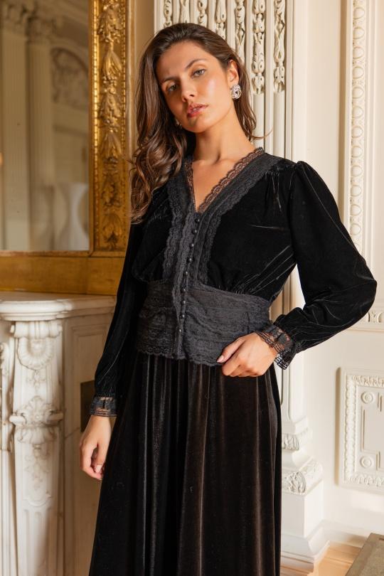 Tops Women Black Choklate CK08520 Efashion Paris