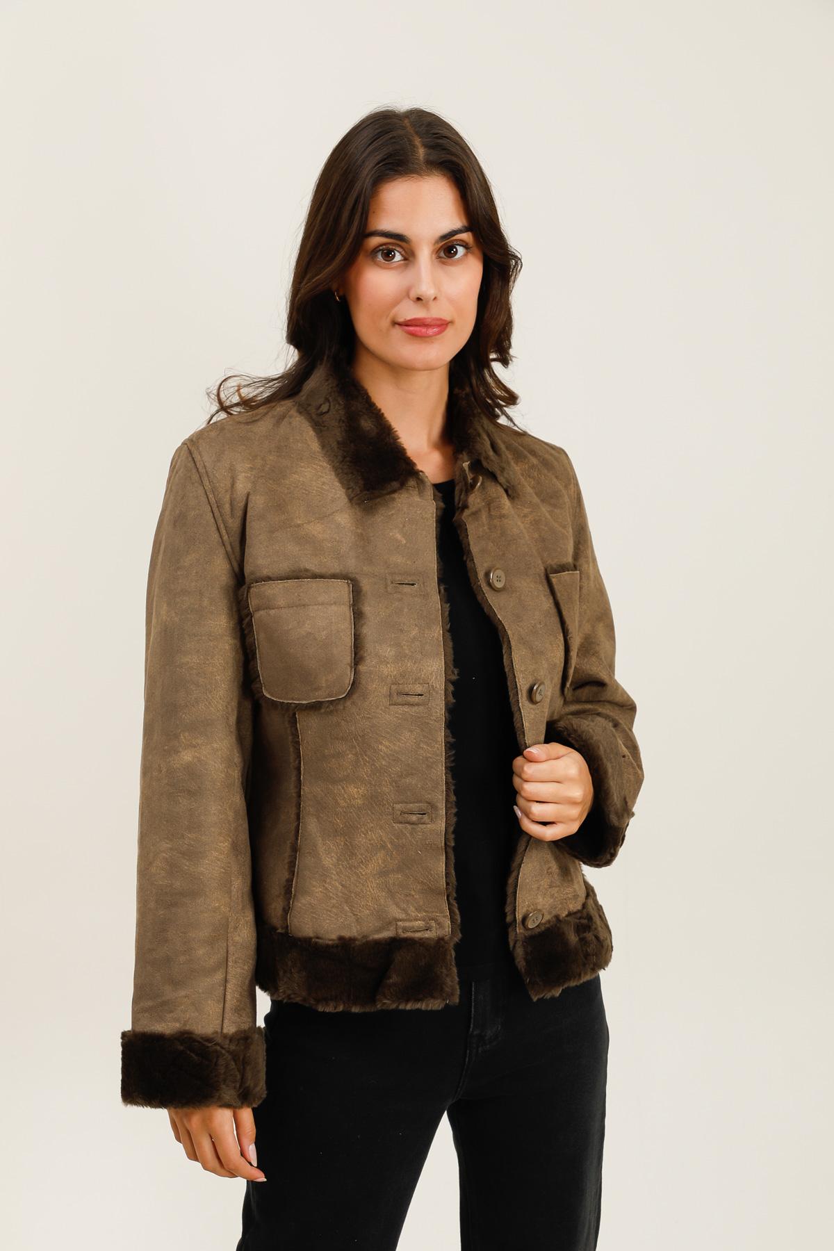 Coats Women 89A123-CHOCO Choklate | Efashion Paris on eFashion.