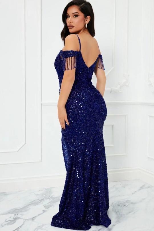 Robes de soirée Femme Bleu royal FP&Co. 568058 Efashion Paris