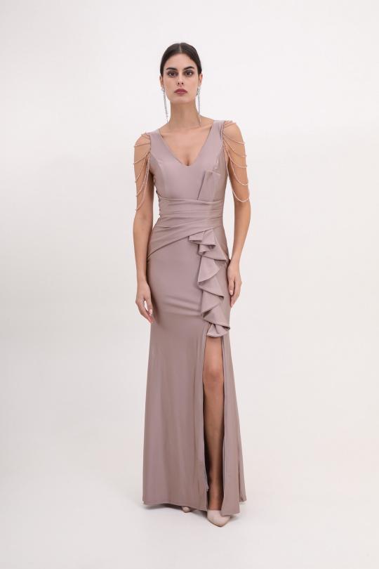 Robes de soir?�e Femme 512122-MAUVE FP&Co. | Efashion Paris sur eFashion.