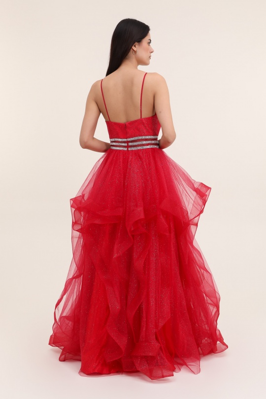 Robes de soirée Femme Rouge FP&Co. 835039 Efashion Paris