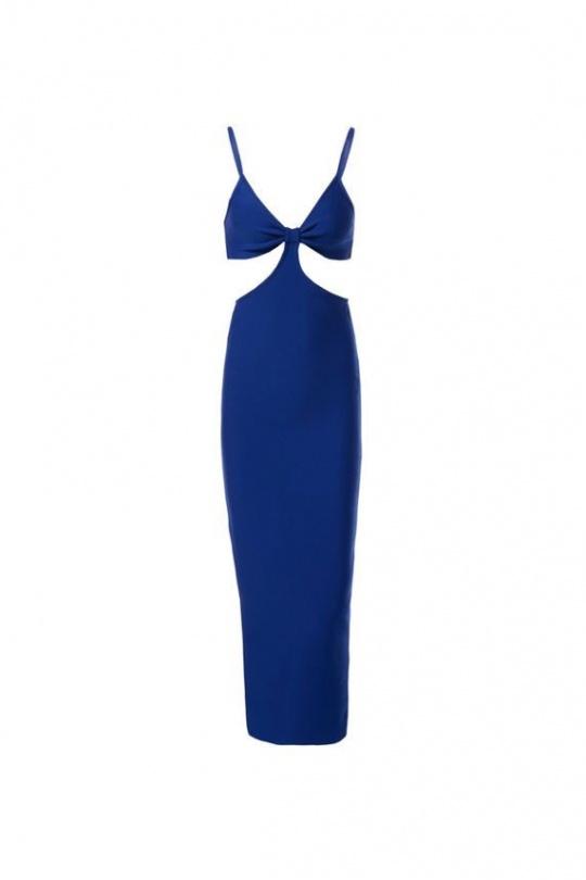 Midi dresses Women Royale blue FP&Co. 612113 Efashion Paris