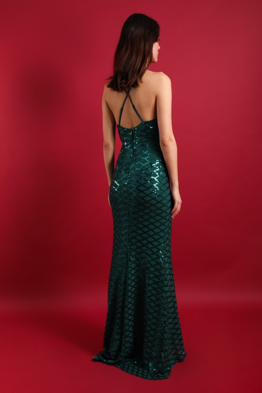 Evening dresses Women Green FP&Co. 568039 Efashion Paris