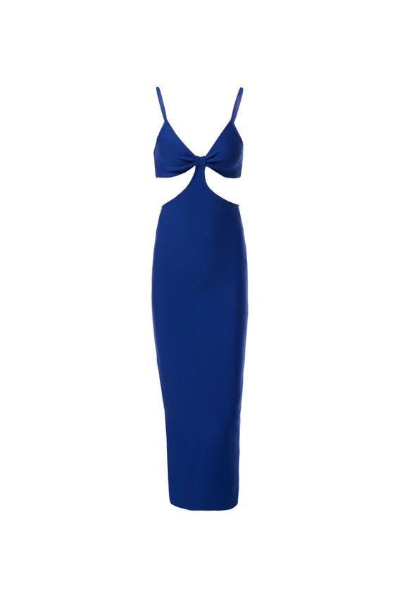 Midi dresses Women Royale blue FP&Co. 612113 #c Efashion Paris