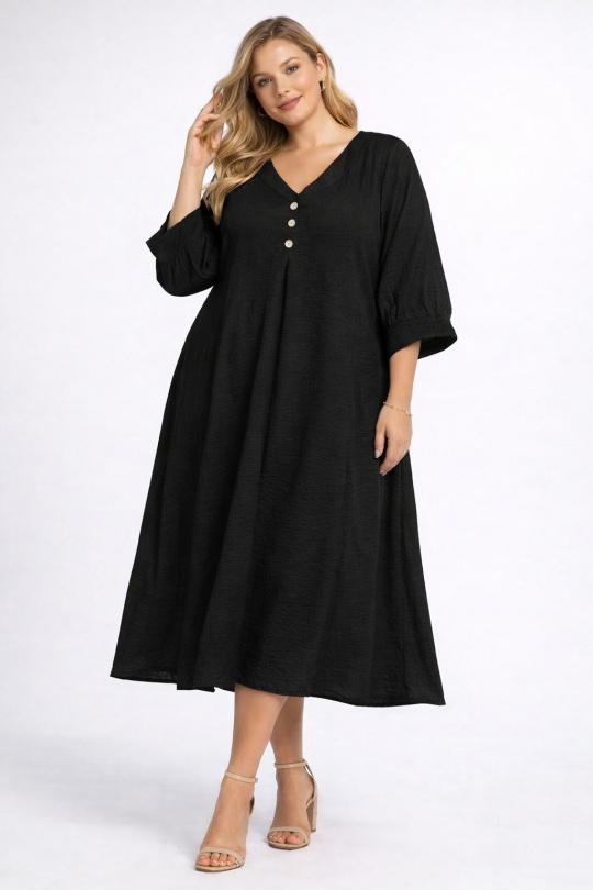 Abiti e Tute Donna Black WORLD FASHION F528 Efashion Paris