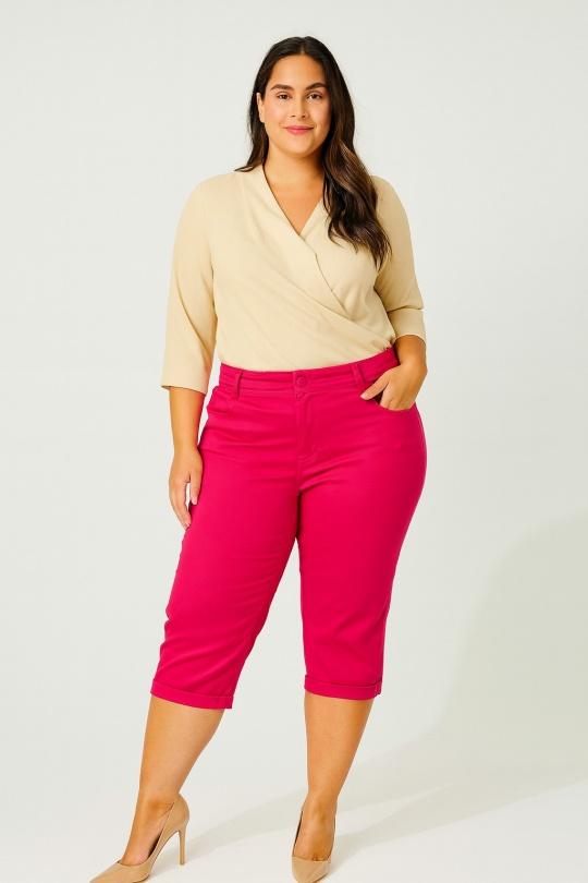 Pantacourts Femme Kaki WORLD FASHION L2001 Efashion Paris