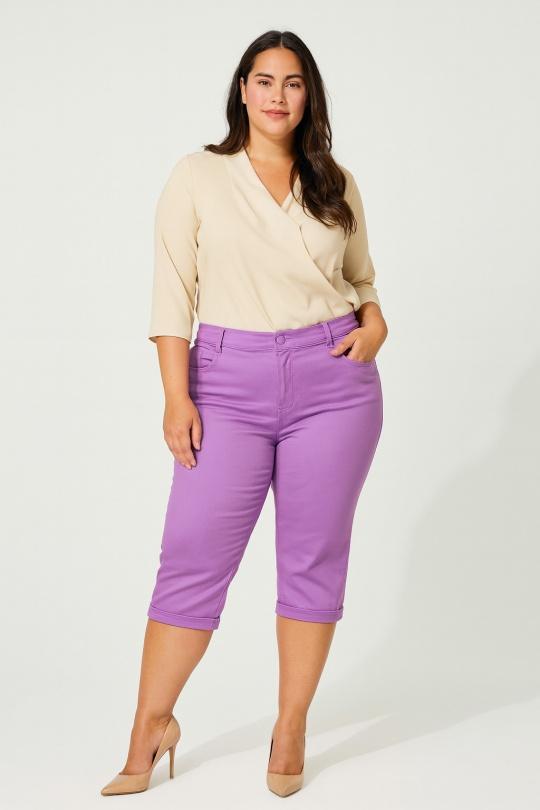 Pantacourts Femme Bleu marine WORLD FASHION L2001 Efashion Paris