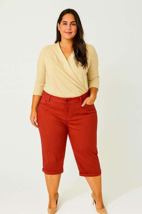 Pantacourts Femme Bleu marine WORLD FASHION L2001 Efashion Paris