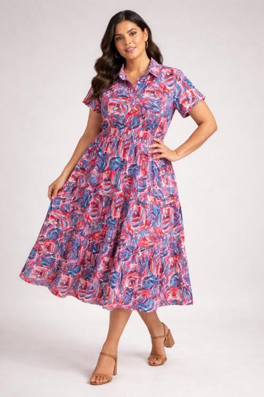 Dresses & Jumpsuits Women Fushia WORLD FASHION F182 - 2 Efashion Paris