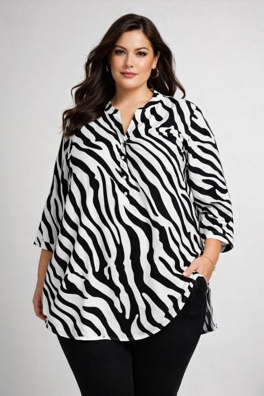 Tuniques Femme Noir WORLD FASHION F211 - 2 Efashion Paris