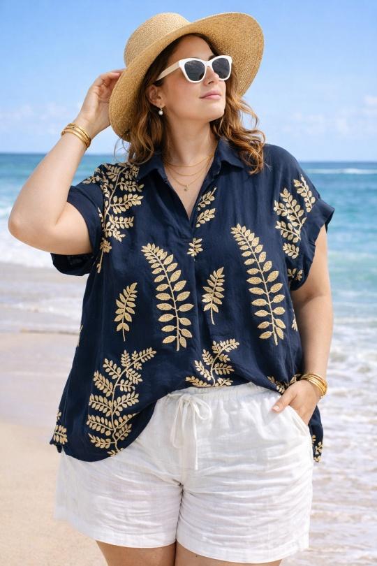 Chemises & blouses Femme Noir WORLD FASHION F822 Efashion Paris