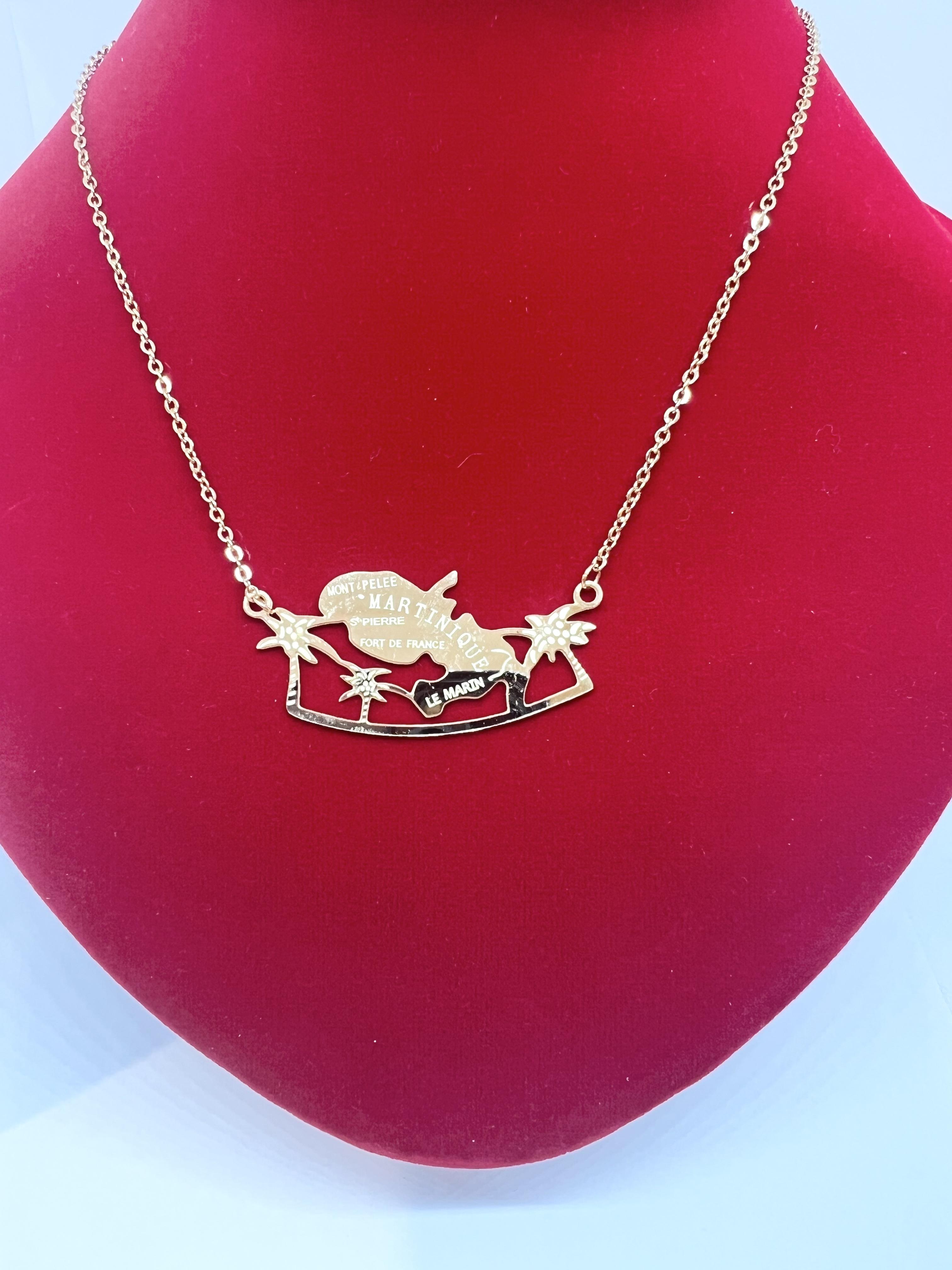 Colliers Accessoires Argent CERAMIK COLLIER MARTINIQUE #c Efashion Paris