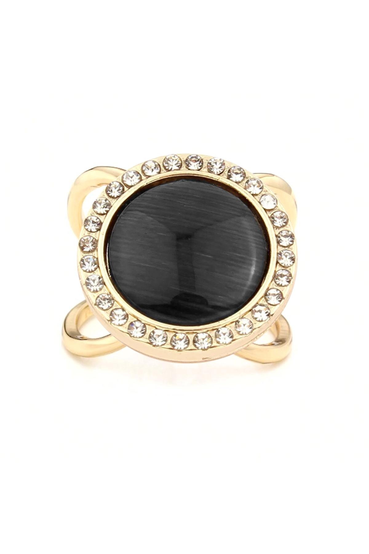 Broches Accessoires Noir/doré CERAMIK BAGUE BROCHE FOULARD #c Efashion Paris