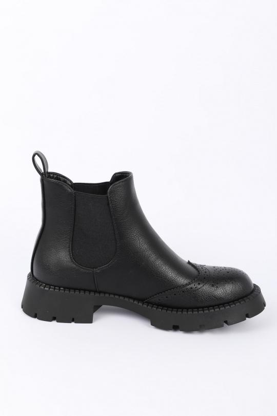 Bottines Chaussures Noir Wilady 865 Efashion Paris