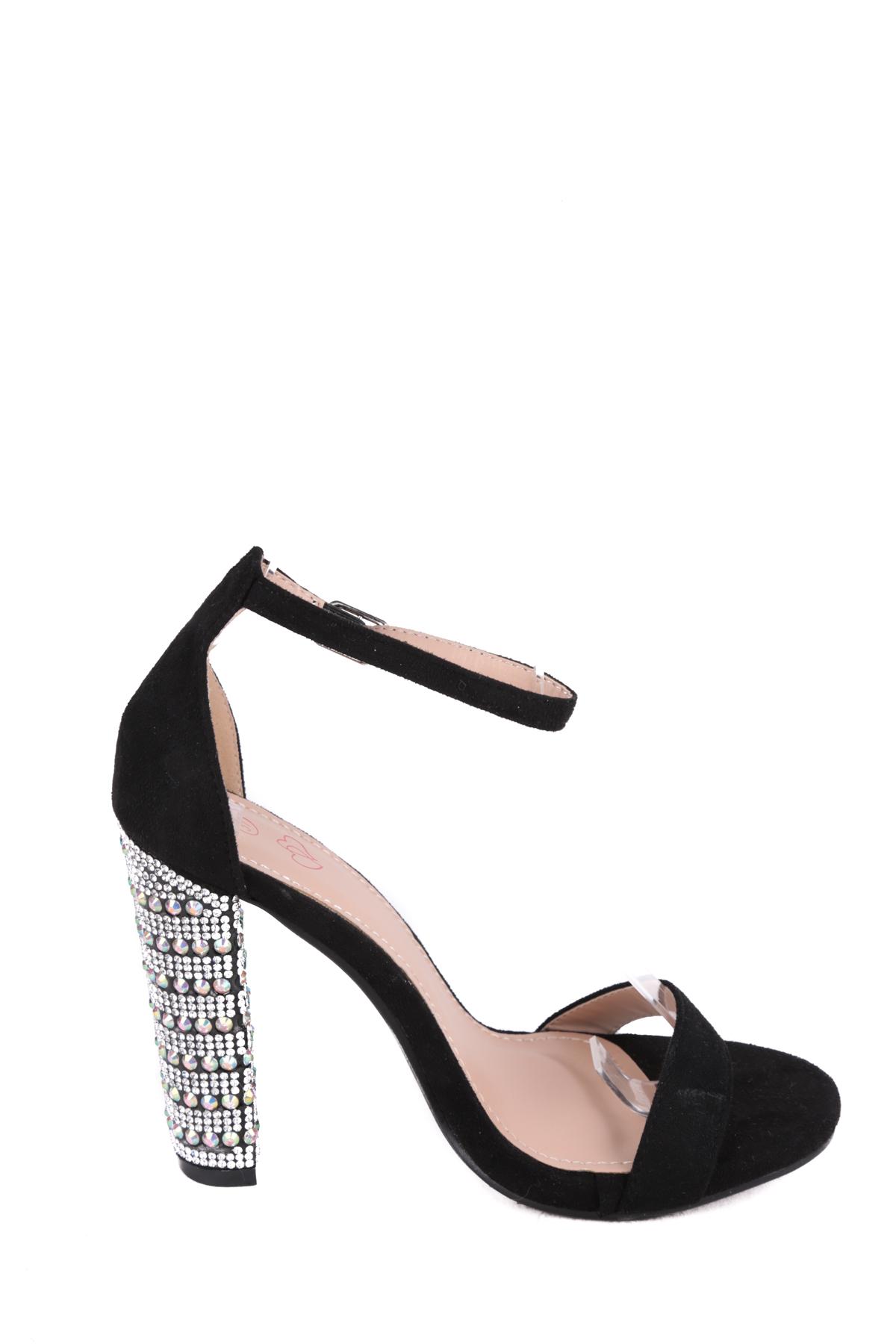 High heels Shoes Black WILEDI A1288-8 #c Efashion Paris