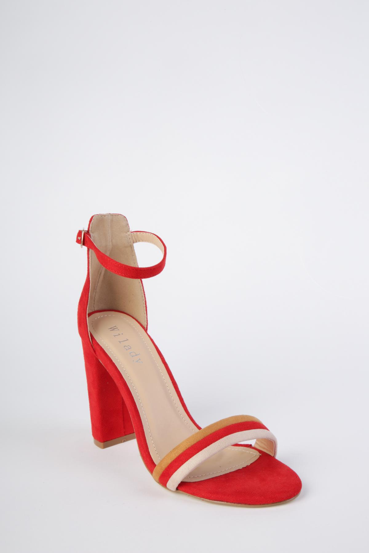 High heels Shoes Red WILEDI 628-205 #c Efashion Paris