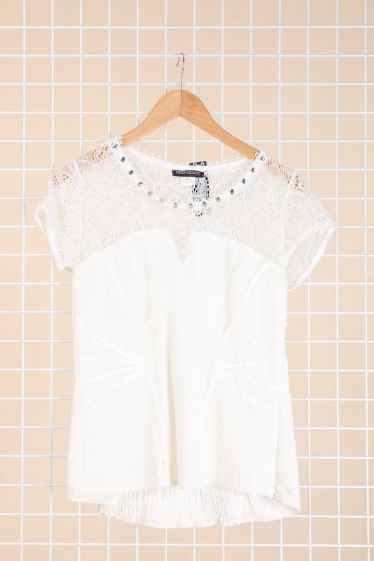 Blouses Femme Blanc New'C 2006 Efashion Paris