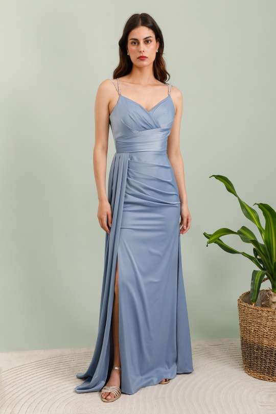 Vestidos de fiesta Mujer Jean blue Les Voiliers 1872 Efashion Paris