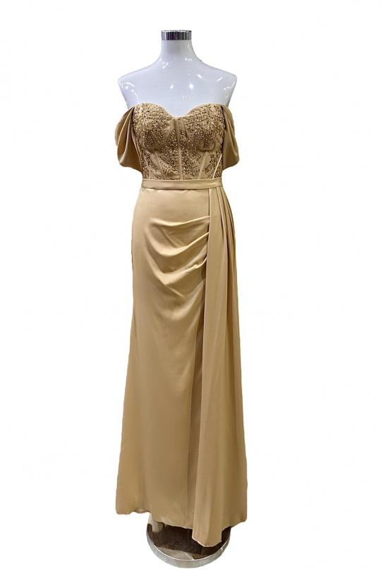 Robes de soirée Femme Or Les Voiliers 1839 Efashion Paris