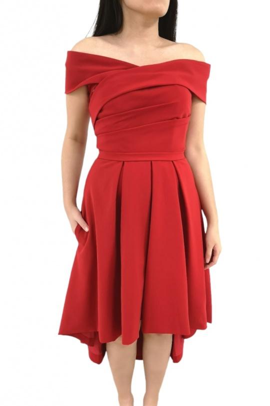 Robes de soirée Femme Rouge foncé Les Voiliers 1814 Efashion Paris