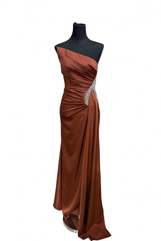 Vestidos de fiesta Mujer Terra-cota Les Voiliers 1865 Efashion Paris