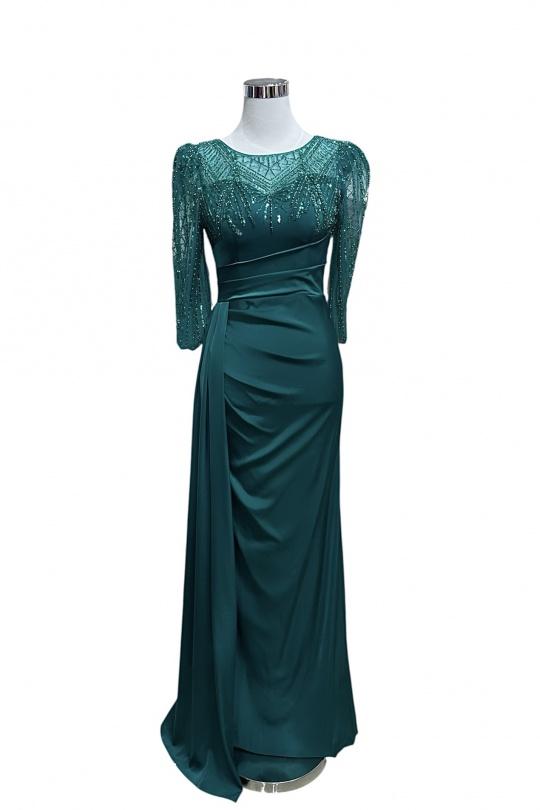 Abiti da sera Donna Canard green Les Voiliers 1858 Efashion Paris