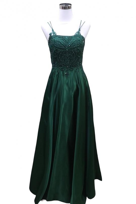 Evening dresses Women Emerald green Les Voiliers 1833 Efashion Paris