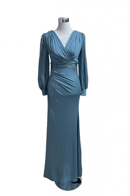 Evening dresses Women Jean blue Les Voiliers 1859 Efashion Paris